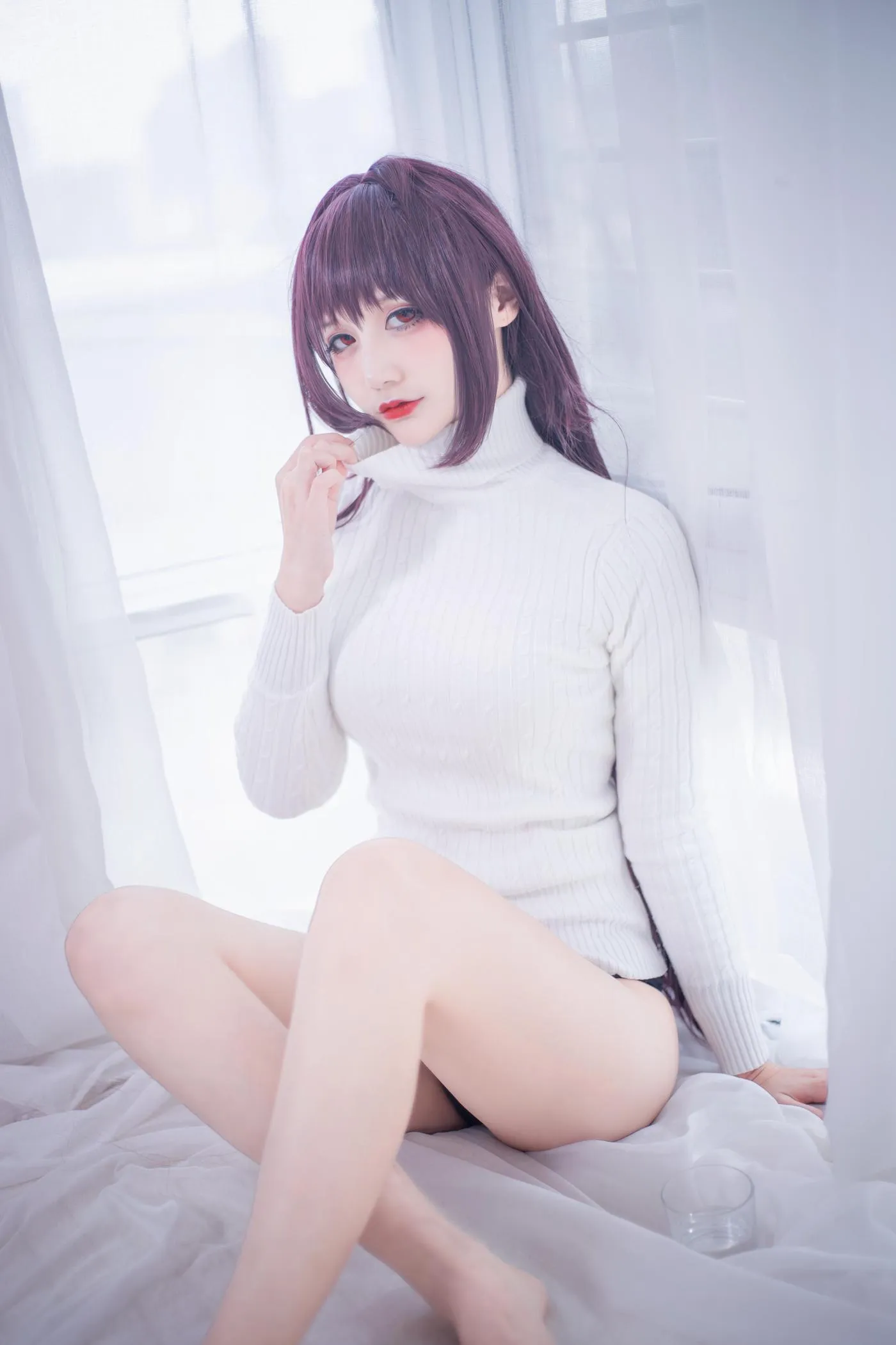 仙九Airi – NO.07 斯卡哈毛衣 [21P]插图1